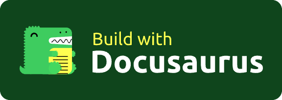 Build with Docusaurus